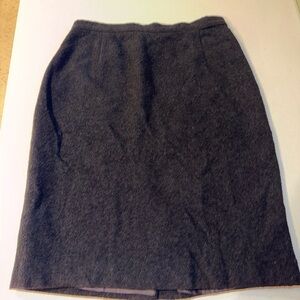 Accento By Marzotto Skirt Pencil Black Made In Italy Size 12 Vintage